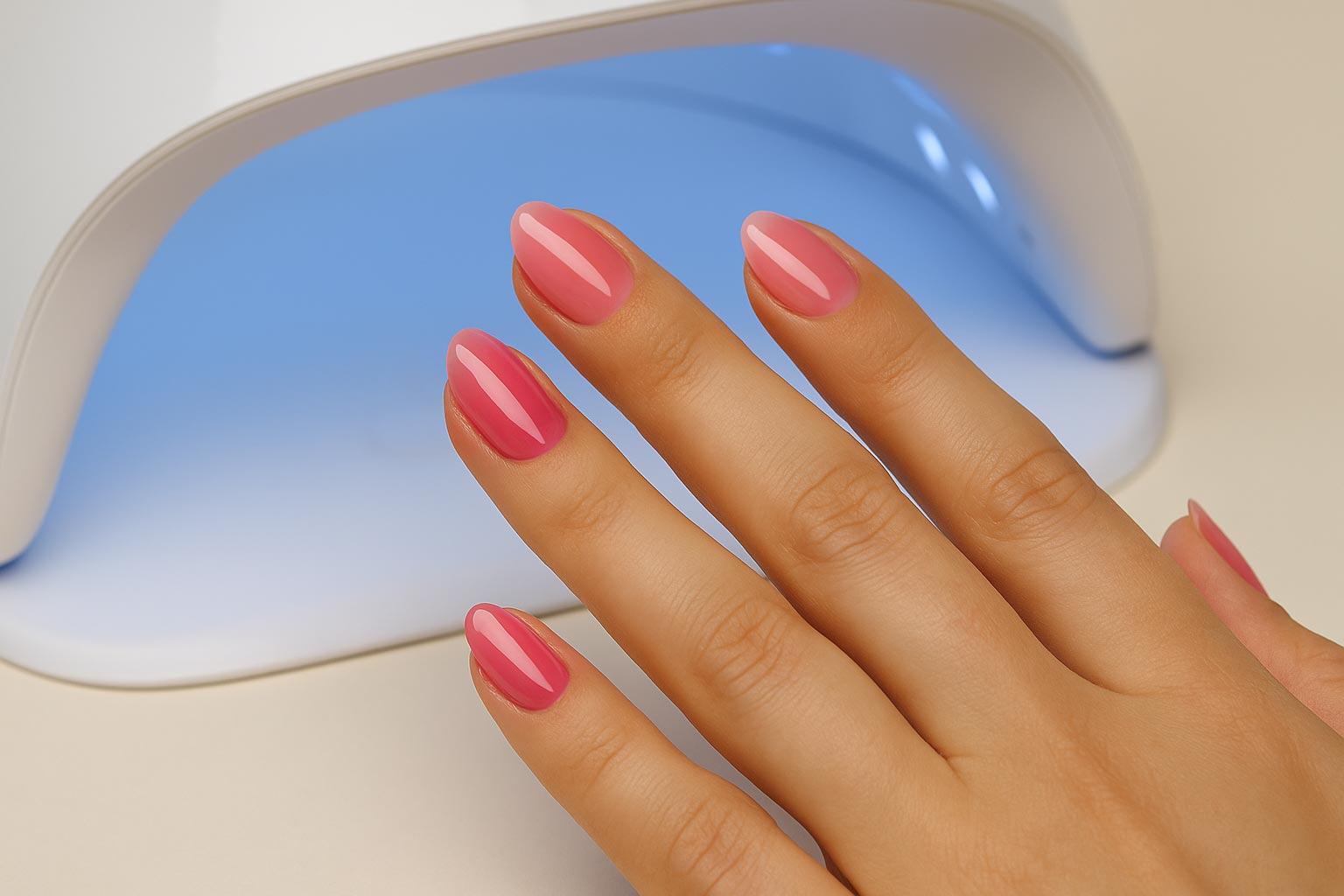 Läpikuultavan jelly-sävyn levitys siveltimellä