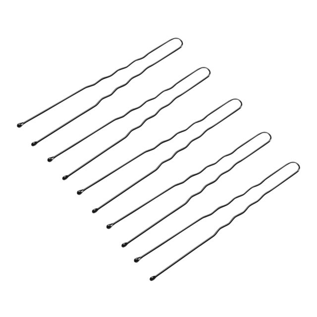 Hairdressing buns for hair 300 pieces 7 cm black