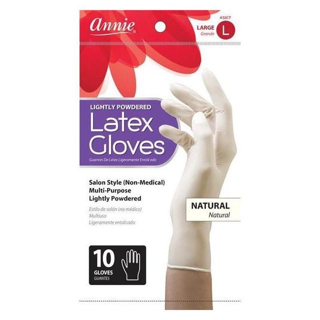 Latex Disp Gloves (L) 10pcs