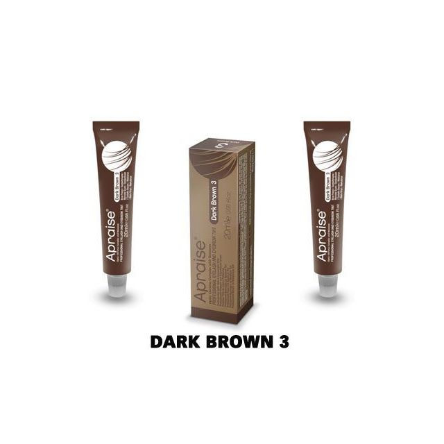 Apraise Kestoväri Ripsille ja Kulmille Dark Brown 3#