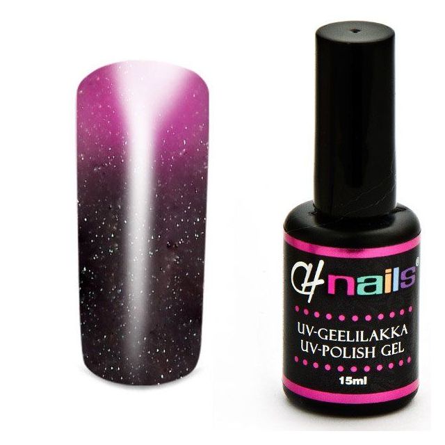 CH Nails Thermo Geelilakka Darknude-Pink Metallic