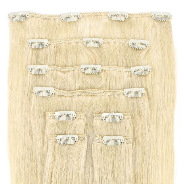 Klipsipidennys 40cm / 100g Väri Whiteblond#