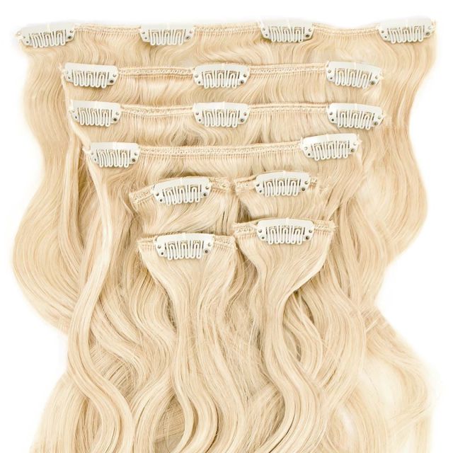 Klipsipidennys Kihara 60cm / 110g Väri Whiteblond#