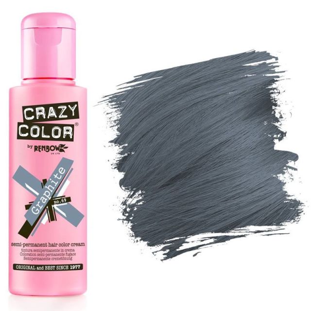 Crazy Color Shokkiväri Graphite #69