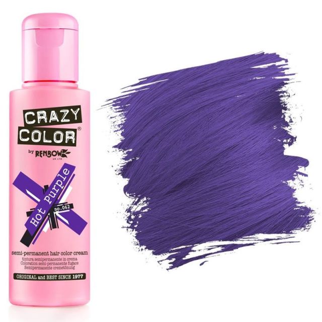 Crazy Color Shokkiväri Hot Purple #62