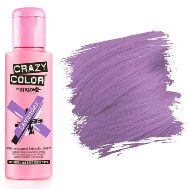 Crazy Color Shokkiväri Lavender #54
