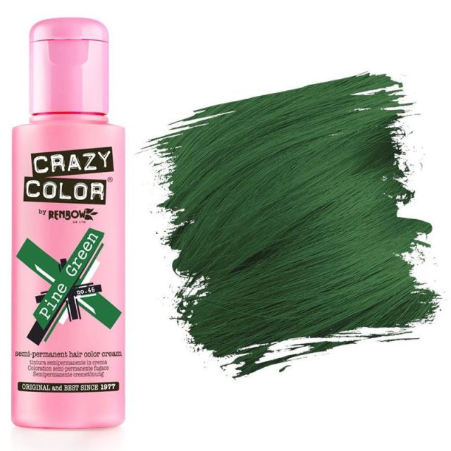 Crazy Color Shokkiväri Pine Green #46