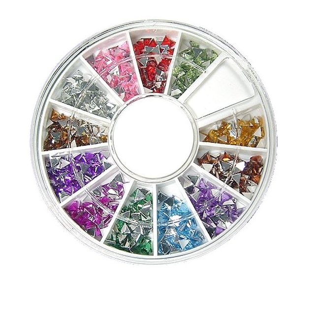 Kynsitimantit Triangle Stone 2.0 mm 500kpl