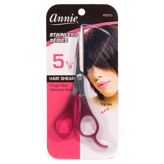 Annie Hair Cutting Scissors 5.5" Pink