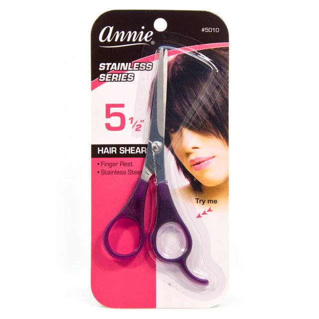 Annie Hair Cutting Scissors 5.5" Purple