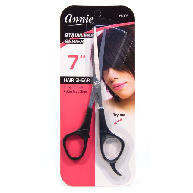 Annie Hair Cutting Scissors 7.0" Black