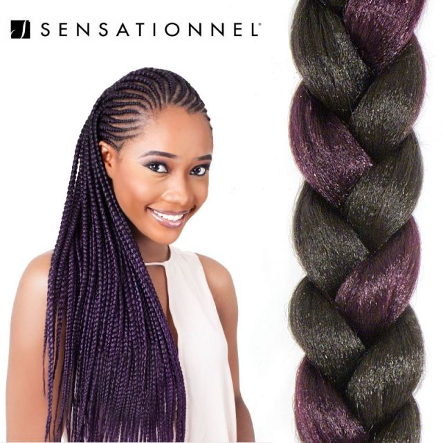 X-Pression Ultra Braid Hiuskuitu #1B/Purple