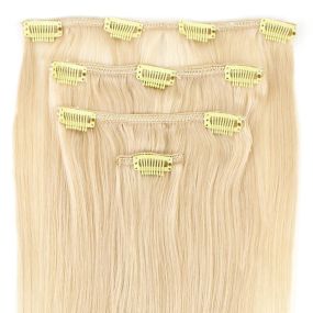 Klipsipidennys 40cm / 50g Väri Whiteblond#