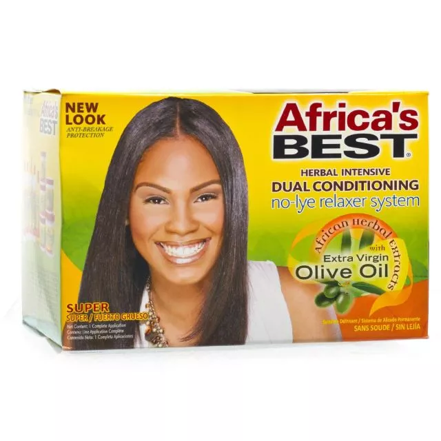 Africa's Best Herbal Intensive Dual Conditioning Relaxer System Super