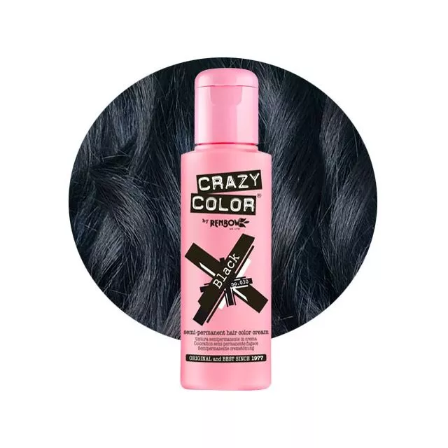 Crazy Color Shokkiväri Black #30