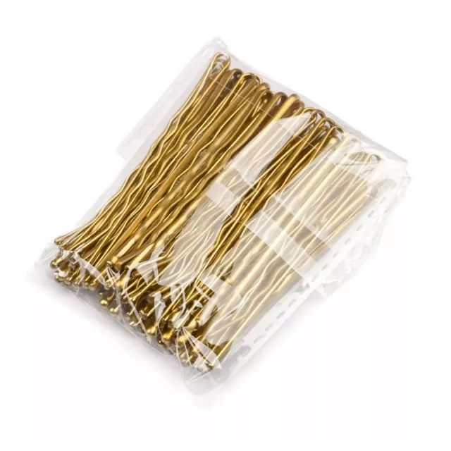 Hiuspinnit 60mm 50kpl Gold