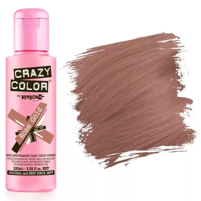 Crazy Color Shokkiväri Rose Gold #73