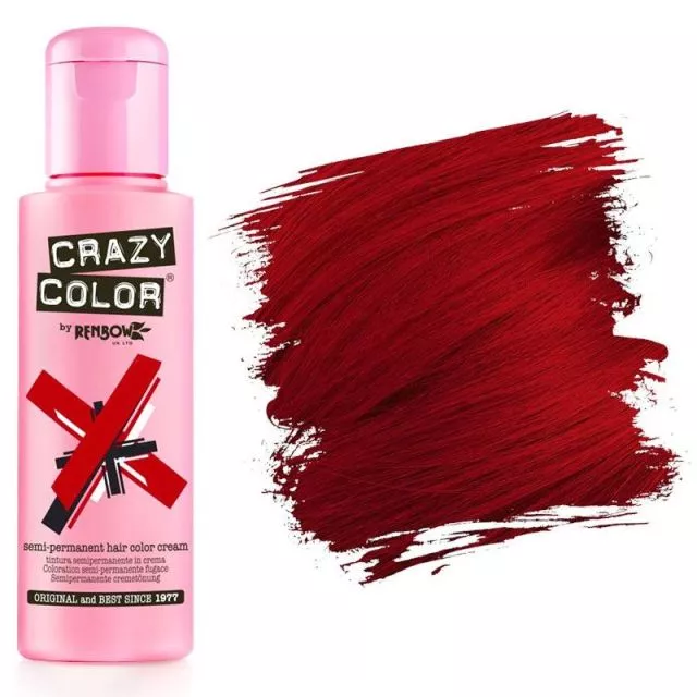 Crazy Color Shokkiväri Ruby Rouge #66