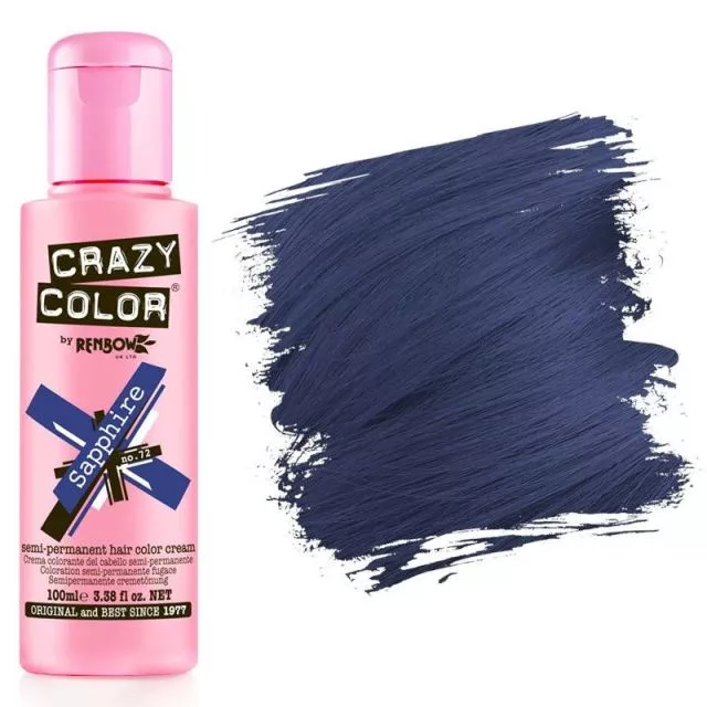 Crazy Color Shokkiväri Sapphire #72