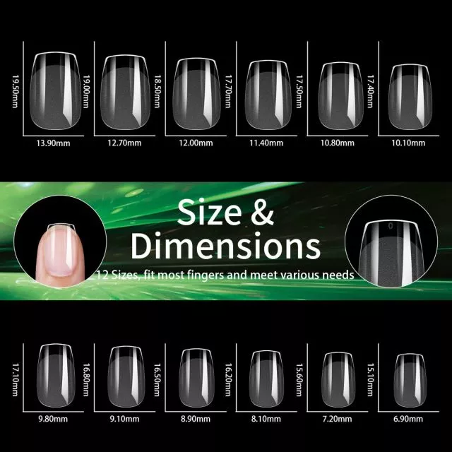 Soft Gel Kynsitipit 8# 240 kpl