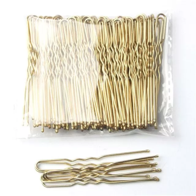 Hiuspinnit 5.5cm Gold 100kpl