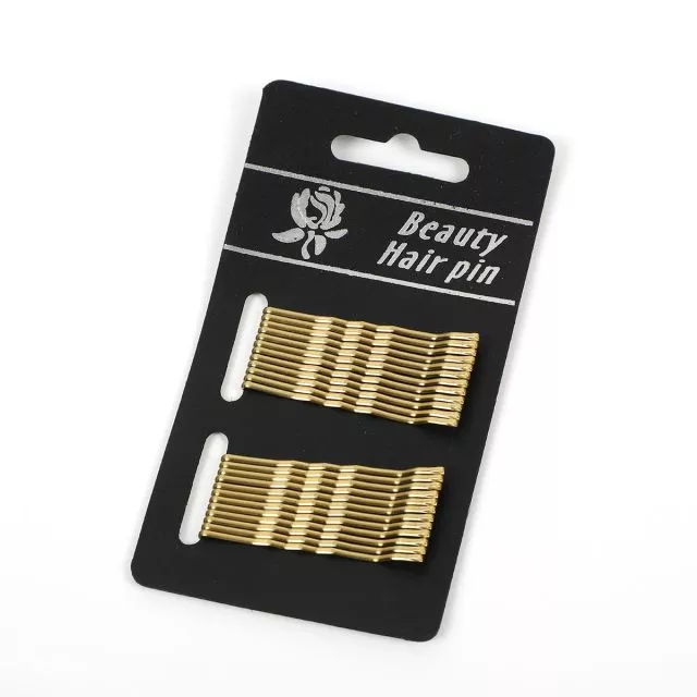 Hiuspinnit 45mm 24 kpl Gold