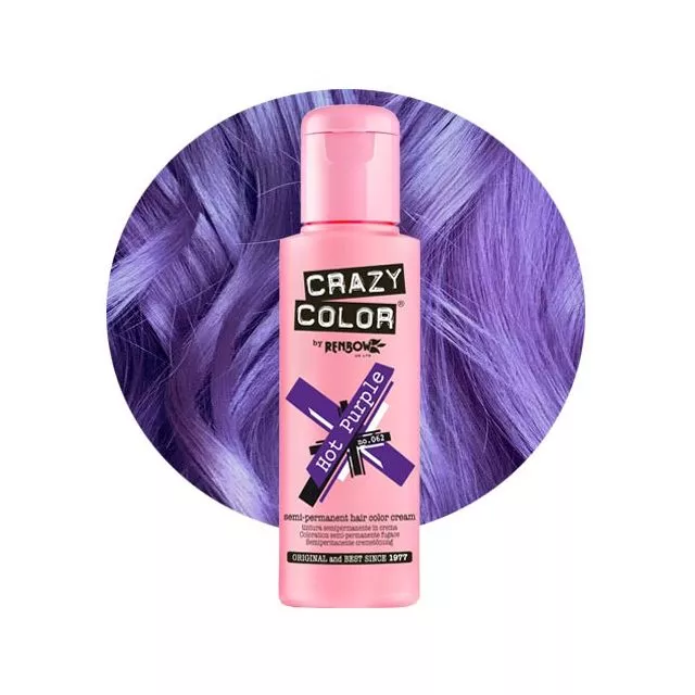 Crazy Color Shokkiväri Hot Purple #62