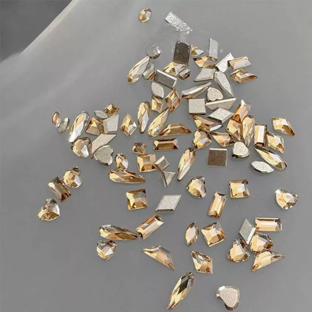 Huazi Cut Kynsitimantit Champagne 50 kpl