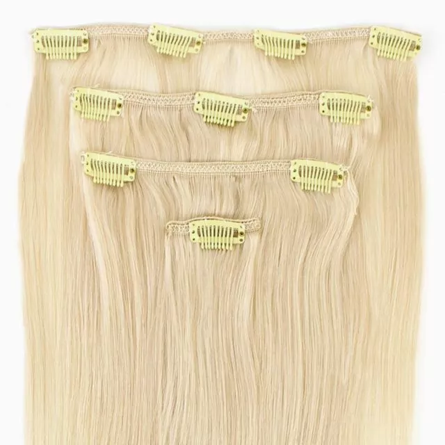 Klipsipidennys 40cm / 50g Väri Whiteblond#