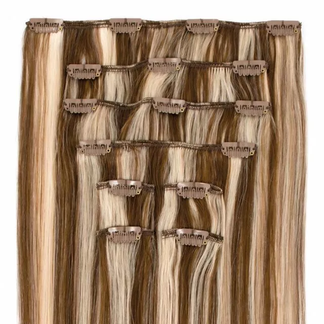 Klipsipidennys 50cm / 100g Väri P8/Whiteblond