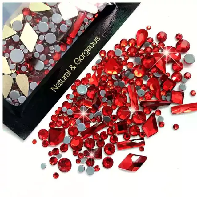 Kynsitimantteja 170kpl / Red