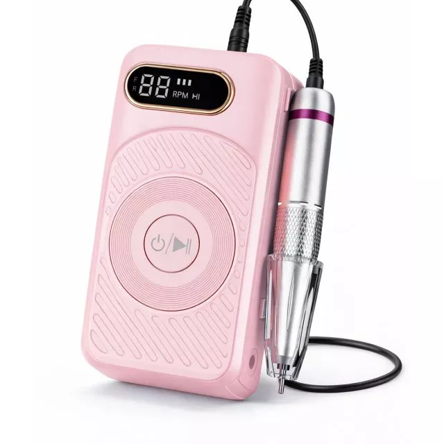 Ladattava ja Kannettava Kynsipora 45000rpm Pink