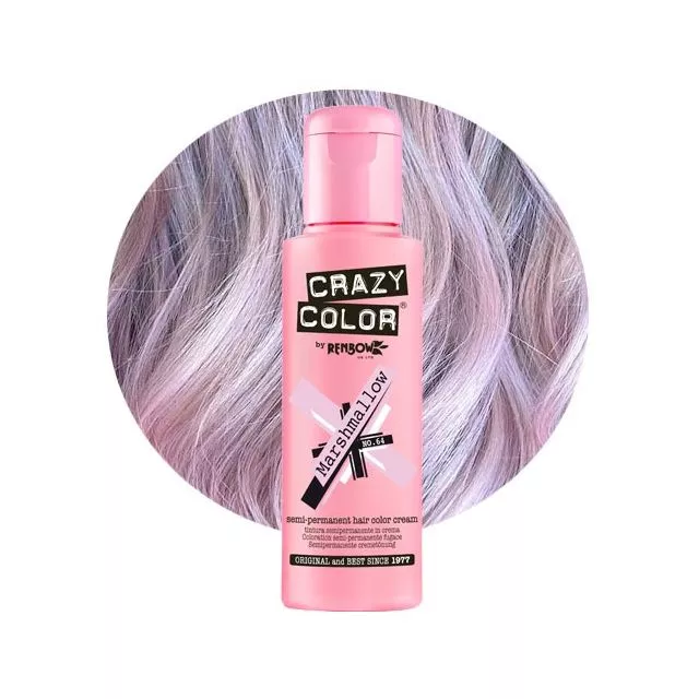 Crazy Color Shokkiväri Marshmallow #64