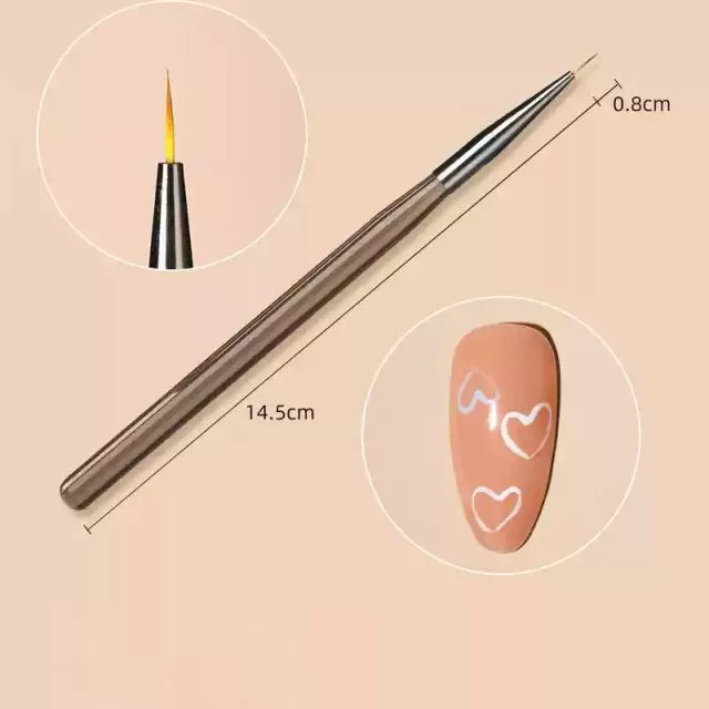Nailart Liner Sivellin 9mm