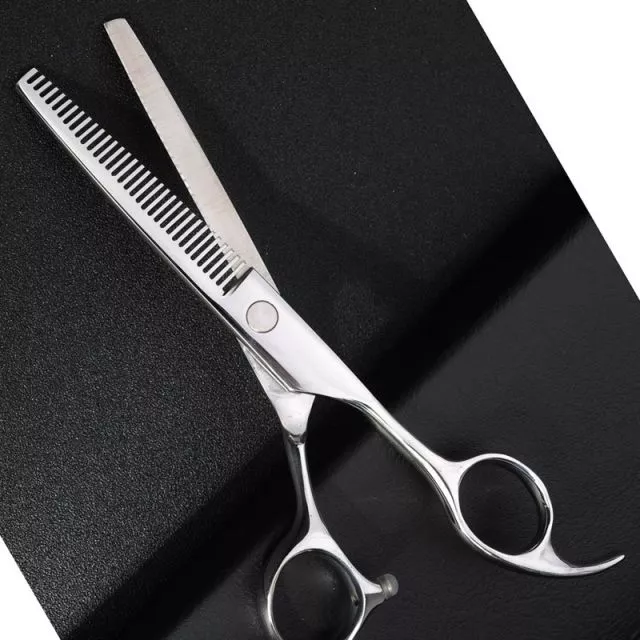 Ammattilaisen ohennussakset 6.0" 4CR-teräs, 25–30% ohennussuhde, Silver