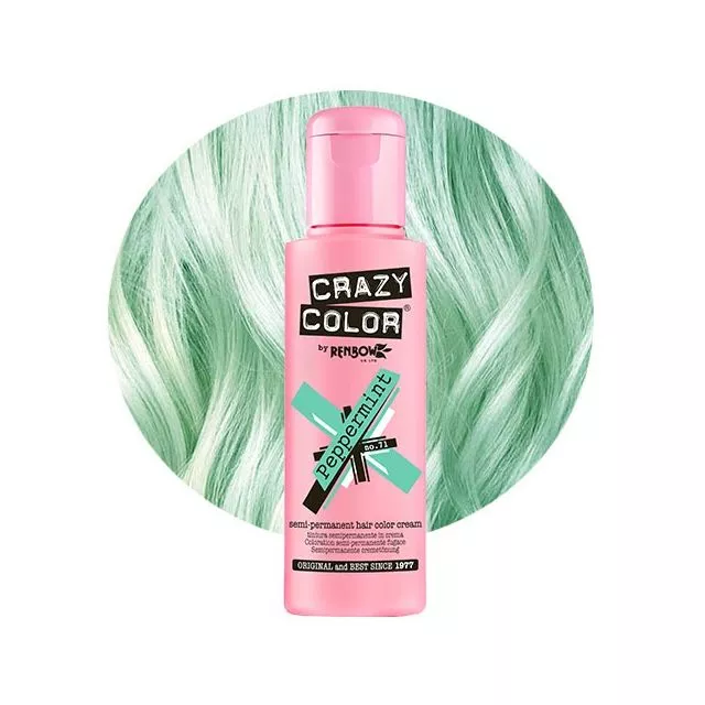 Crazy Color Shokkiväri Peppermint #71