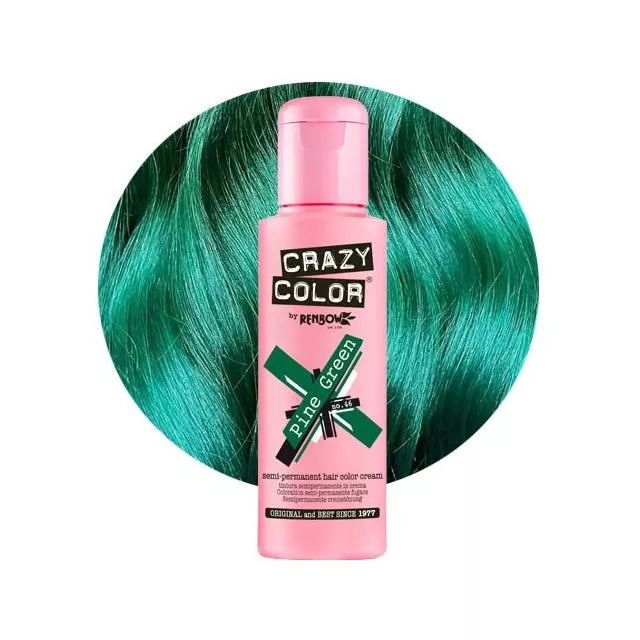 Crazy Color Shokkiväri Pine Green #46