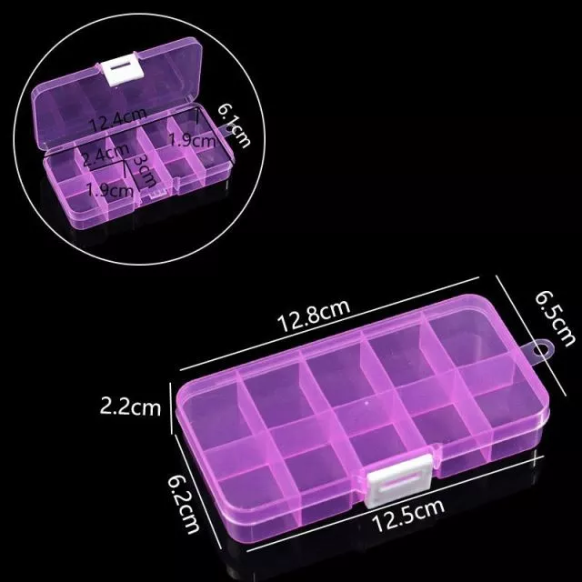 Säilytysrasia 10-osainen Purple