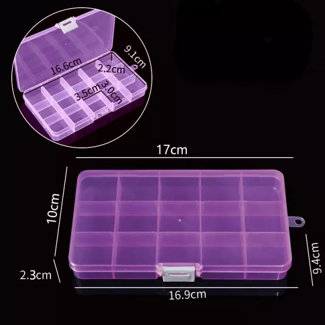 Säilytysrasia 15-osainen Purple