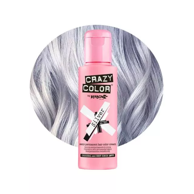 Crazy Color Shokkiväri Silver #27