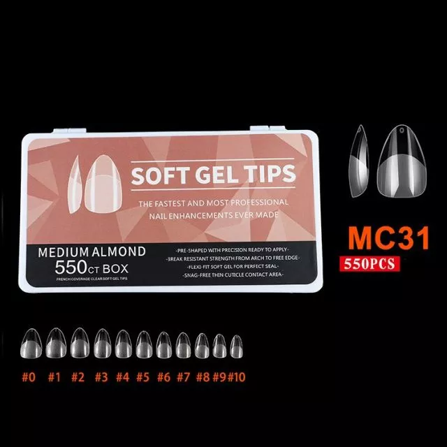 Soft Gel Kynsitipit 31# 550 kpl