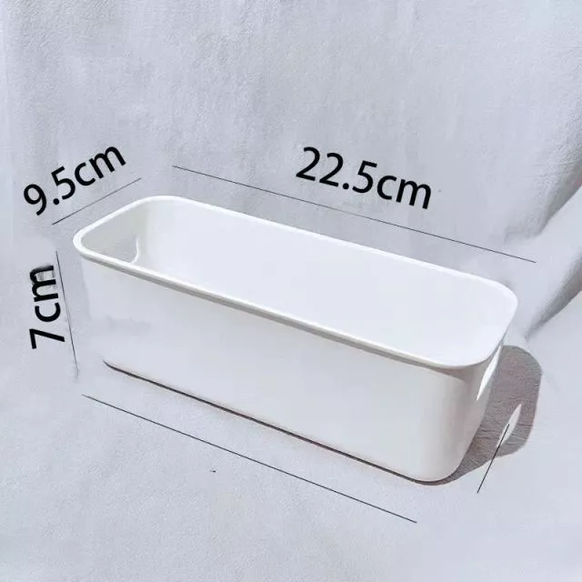 Säilytyslaatikko Pieni Valkea 22.5cm x 9.5cm x 7cm