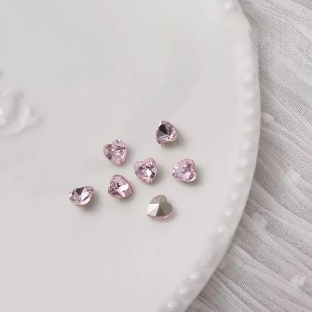 Nailart Timantti Sydän 5mm x 5mm 5kpl