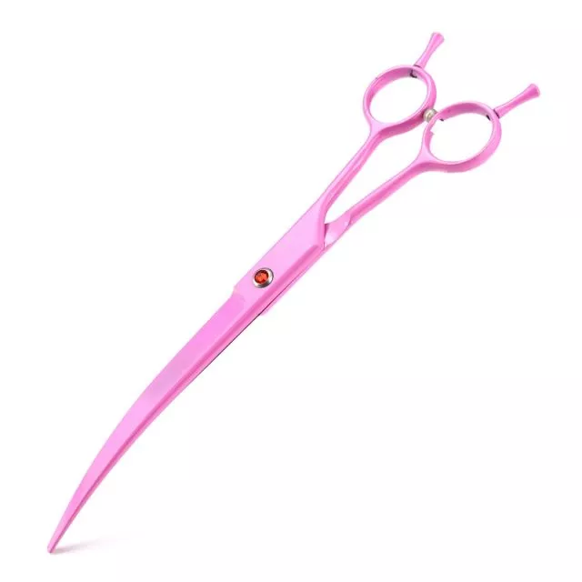Koirien kaarevat trimmaussakset 8.0" Pink