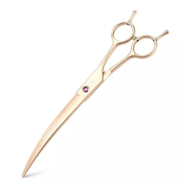 Koirien kaarevat trimmaussakset 8.0" Rose Gold