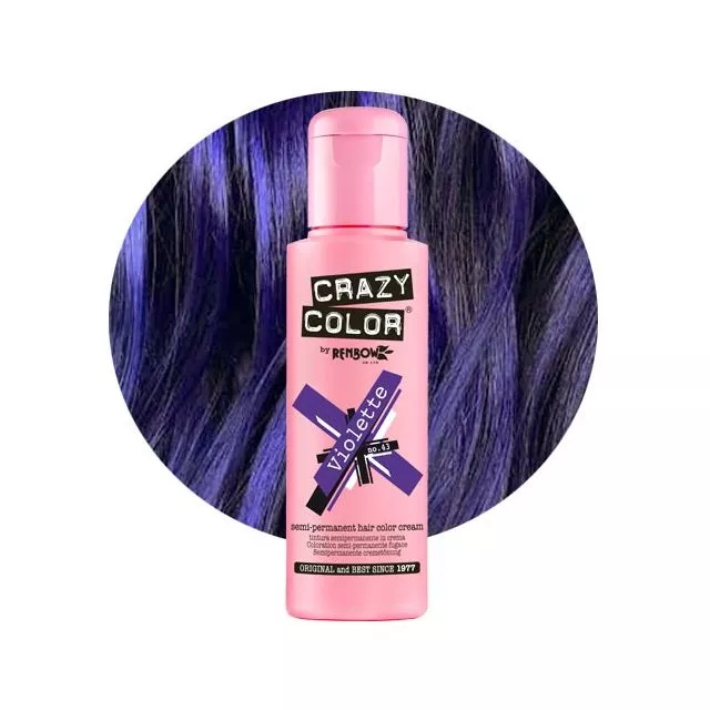 Crazy Color Shokkiväri Violette #43