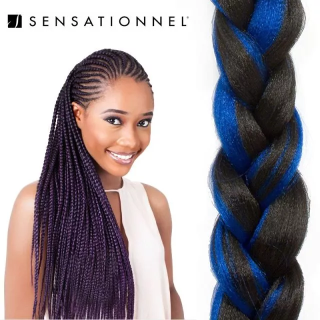 X-Pression Ultra Braid Hiuskuitu #1B/Sininen