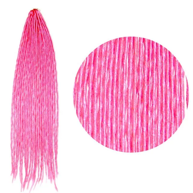 Dreadlock Kuiturasta Pinkki 5#