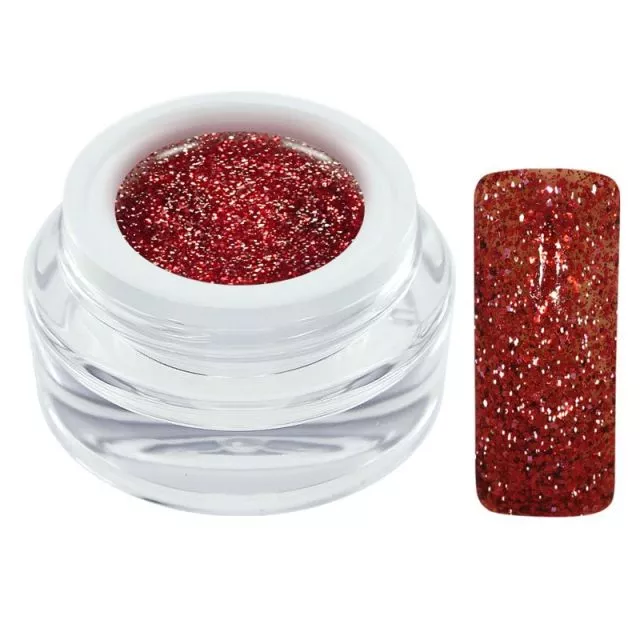 CH Nails Extreme Glitter Geeli Punainen 5ml