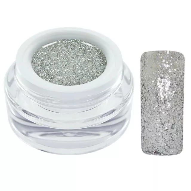 CH Nails Extreme Glitter Geeli Silver 5ml